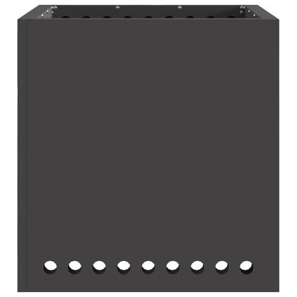 Бездимна камина Черно 48 x 48 x 50 см Стомана