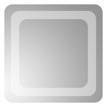 LED огледало за баня, 30x30 см