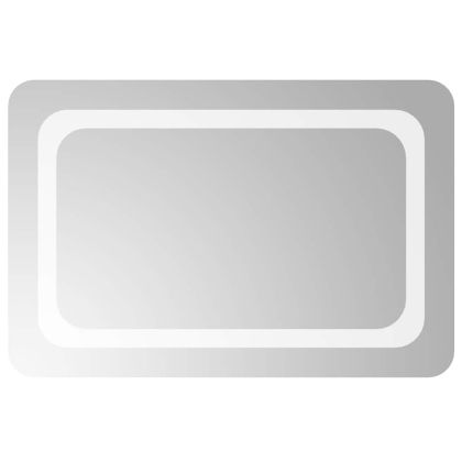 LED огледало за баня, 60x40 см