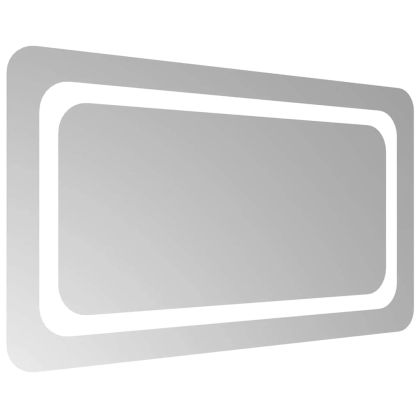 LED огледало за баня, 70x40 см