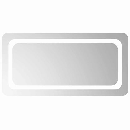 LED огледало за баня, 80x40 см