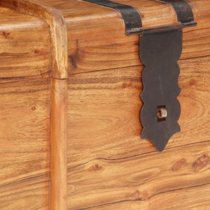 Ракла за съхранение, 90x40x40 см, акациево дърво масив