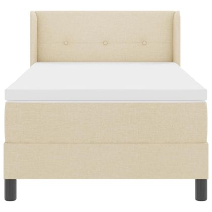 Континентално легло с матрак с матрак Крем 80 x 200 cm