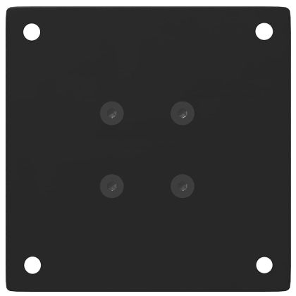 Крака за масичка за кафе, 4 бр., черни, 42-44 см, стомана