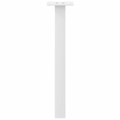 Крака за масичка за кафе, 4 бр., бели, 30 см, стомана