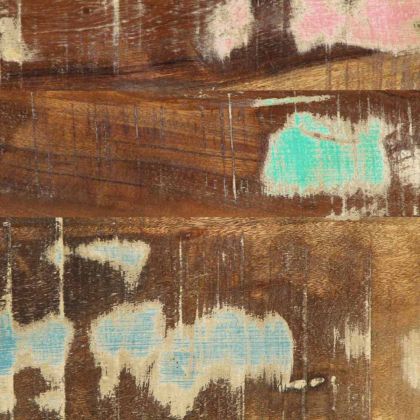 Нощен шкаф Многоцветен 40 x 35 x 50 см регенерирано дърво масив