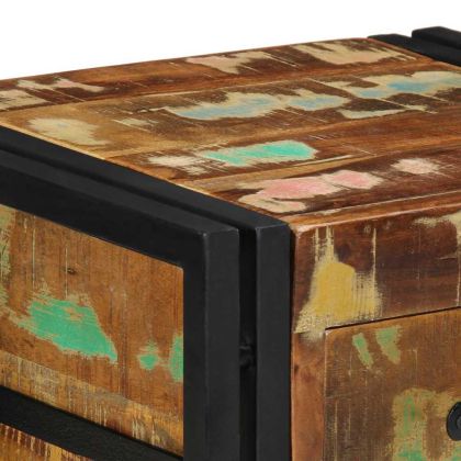 Нощен шкаф с чекмедже 2 pcs Многоцветен 40 x 35 x 50 см