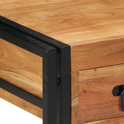 Нощен шкаф Кафяво 40 x 40 x 50 cm Акациево дърво масив