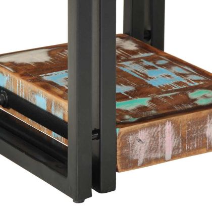 Нощен шкаф Многоцветен 30 x 30 x 40 cm регенерирано дърво масив