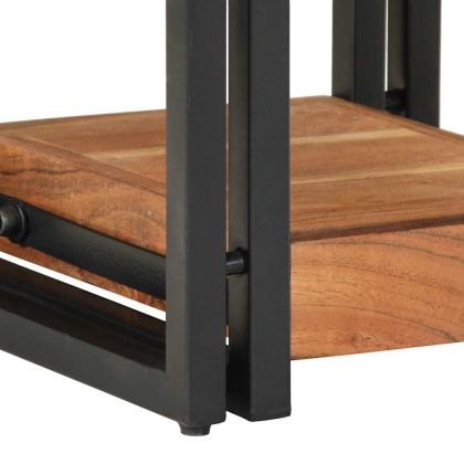 Нощен шкаф Кафяво 30 x 30 x 40 cm Акациево дърво масив