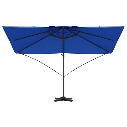 Чадър Рома с ветрило Син и Черен 352 x 251 x 260 см