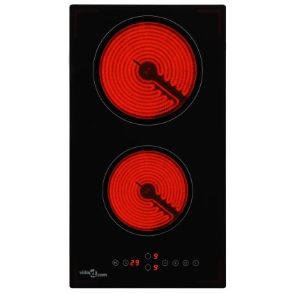 Керамичен плот с 2 котлона, сензорен контрол, 3000 W