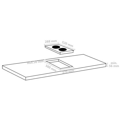 Flexizone индукционен плот с 2 котлона сензорен контрол 3500 W