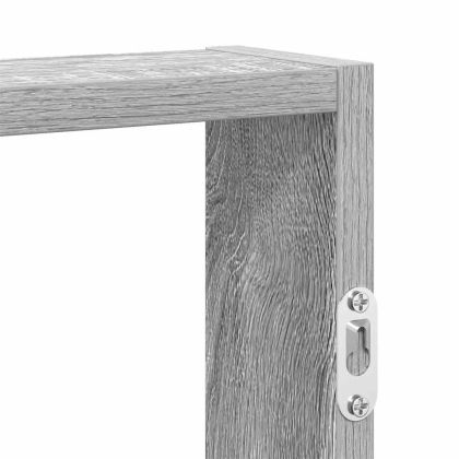 Стенен рафт, сив сонома, 43x9x60 см, инженерно дърво