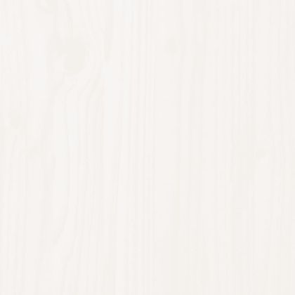 Рамка за легло без матрак, бял, 90x190 см, борово дърво масив