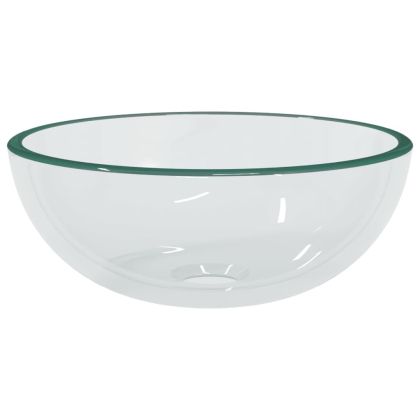 Мивка, закалено стъкло, 30x12 см, прозрачна