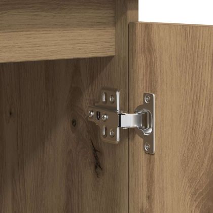 Бюфет с чекмеджета дъб артизан 100,5x35x98,5 см инженерно дърво