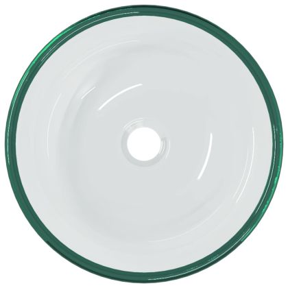 Мивка, закалено стъкло, 35x12 см, прозрачна