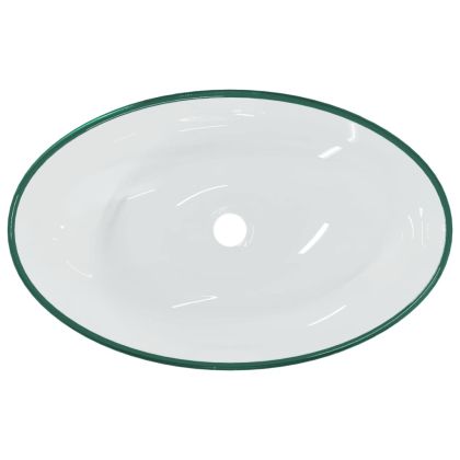 Мивка, закалено стъкло, 54,5x35x15,5 см, прозрачна