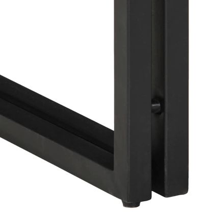 Странична маса 30 x 30 x 40 cm Солидно мангово дърво и метал