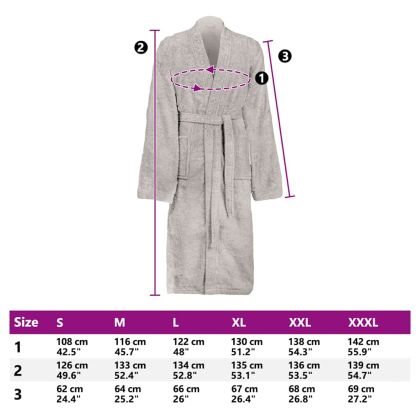 Халат за баня KINN L Памук