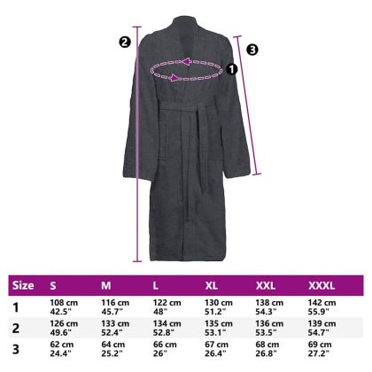 Халат за баня KINN M Памук