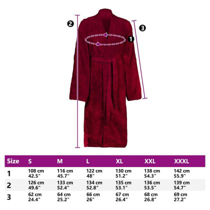 Халат за баня KINN XXXL Памук