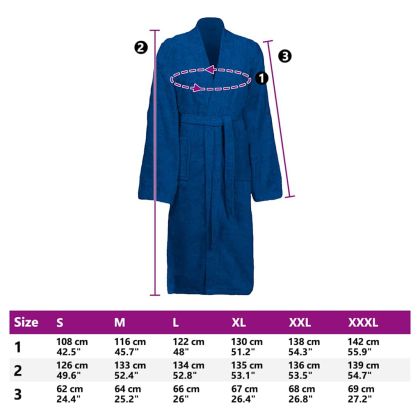 Халат за баня KINN L Памук