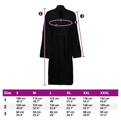 Халат за баня KINN S Памук