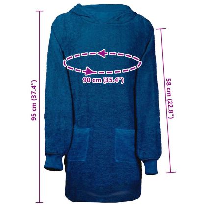 Халат Нейви l Памук