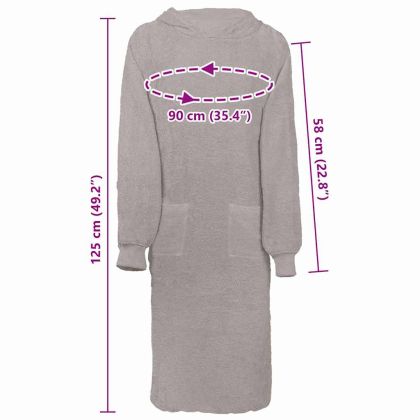 Халат KINN Сив XL Памук