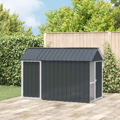 Клетка за птици Антрацит 215 x 112 x 141 см Поцинкована стомана