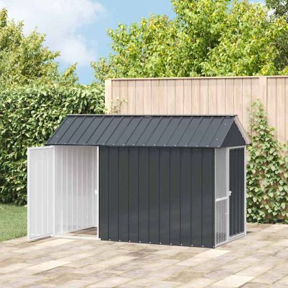 Клетка за птици Антрацит 215 x 112 x 141 см Поцинкована стомана