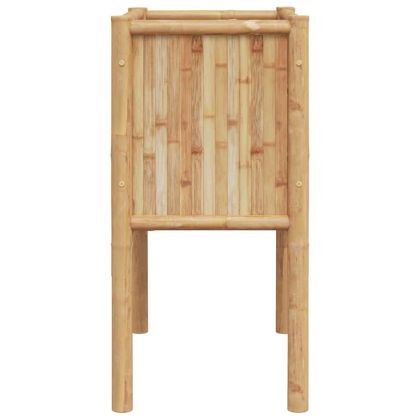 Градинска повдигната леха Кафяво 70 x 35 x 70 см бамбук