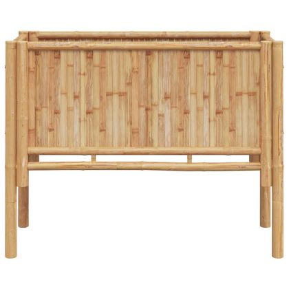 Градинска повдигната леха Кафяво 90 x 35 x 70 см бамбук