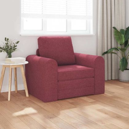 Диван легло Виненочервен 98 x 71 x 83 см Кадифе