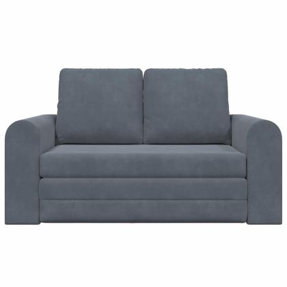 Диван легло Тъмен сив 148 x 71 x 83 см Кадифе