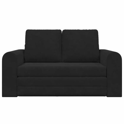 Диван легло Черно 148 x 71 x 83 см Кадифе
