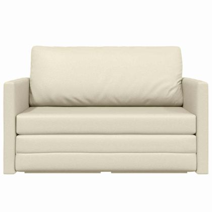 Диван легло Крем 124 x 71 x 78 см Кадифе