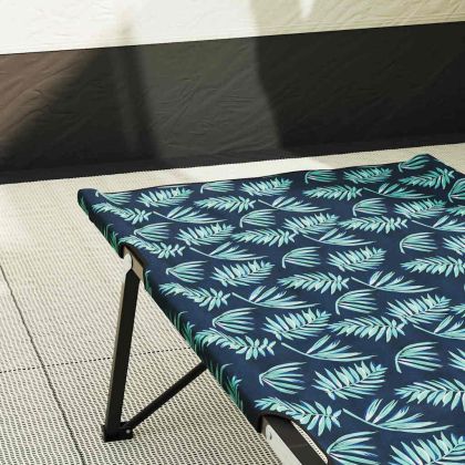 Сгъваемо къмпинг легло 2 pcs На листа 206 х 76 х 74 см