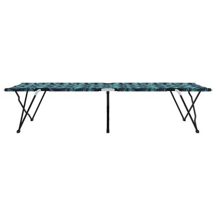 Сгъваемо къмпинг легло 2 pcs На листа 206 х 76 х 74 см