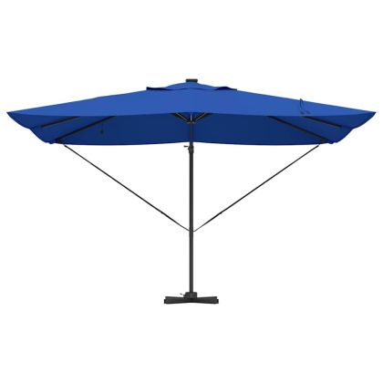 Чадър Рома с ветрило Син и Черен 352 x 251 x 265 см