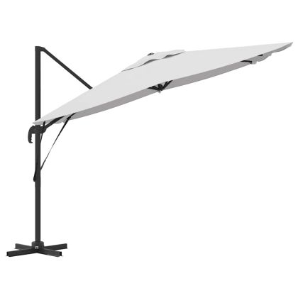 Рома Парасол Бежово 286 x 285 x 265 см Полиестер и алуминий