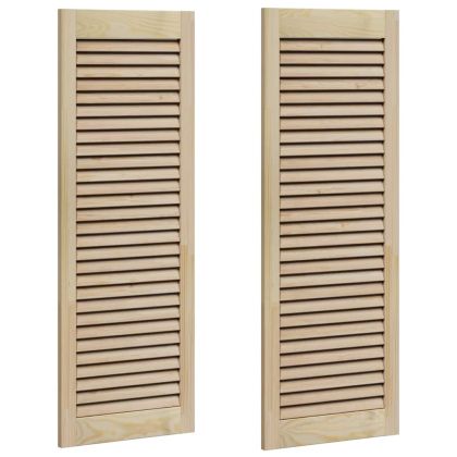 Врата за шкаф с врата 2 pcs Естествен 140.5 x 2.1 x 49.5 см