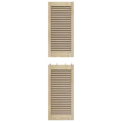 Врата за шкаф с врата 2 pcs Естествен 140.5 x 2.1 x 49.5 см