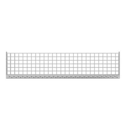 Решетъчно стъпало 100x24x7 см поцинкована стомана