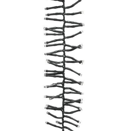 LED клъстърен стринг с 400 LED топло бяло 7,4 м PVC