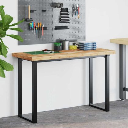 Плот за бюро, маслен финиш, 120x50x4 см, масивно дърво акация