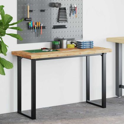 Плот за бюро, маслен финиш, 140x60x4 см, масивно дърво акация