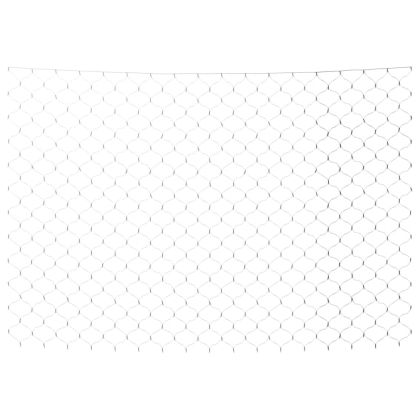 Коледна светеща мрежа студенобяла 3x2 м 204 LED закрито/открито